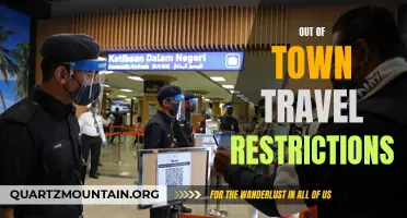 Navigating Out of Town Travel Restrictions: What You Need to Know