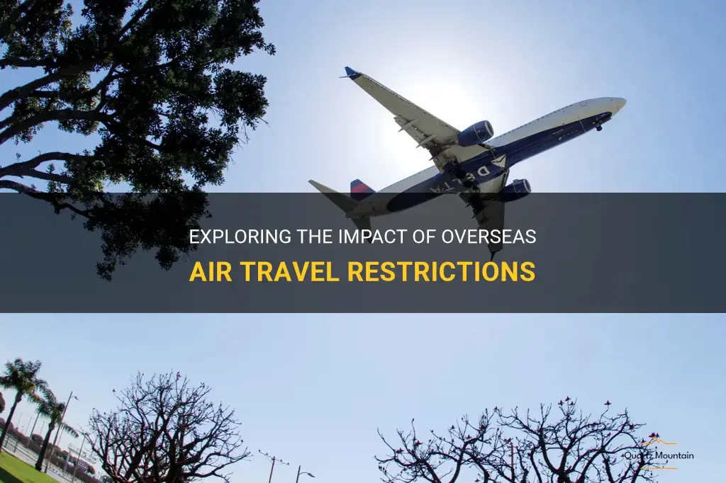 overseas air travel restrictions