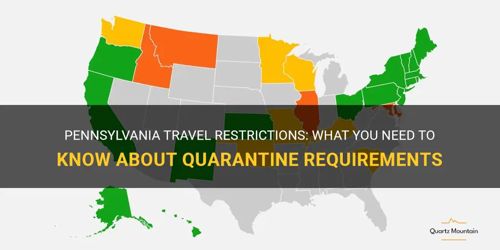 pa quarantine travel restrictions