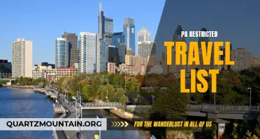 The Pennsylvania Restricted Travel List: Everything You Need to Know