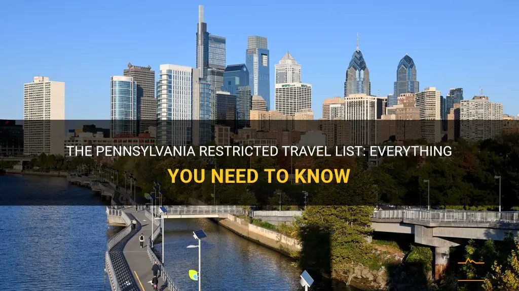 pa restricted travel list