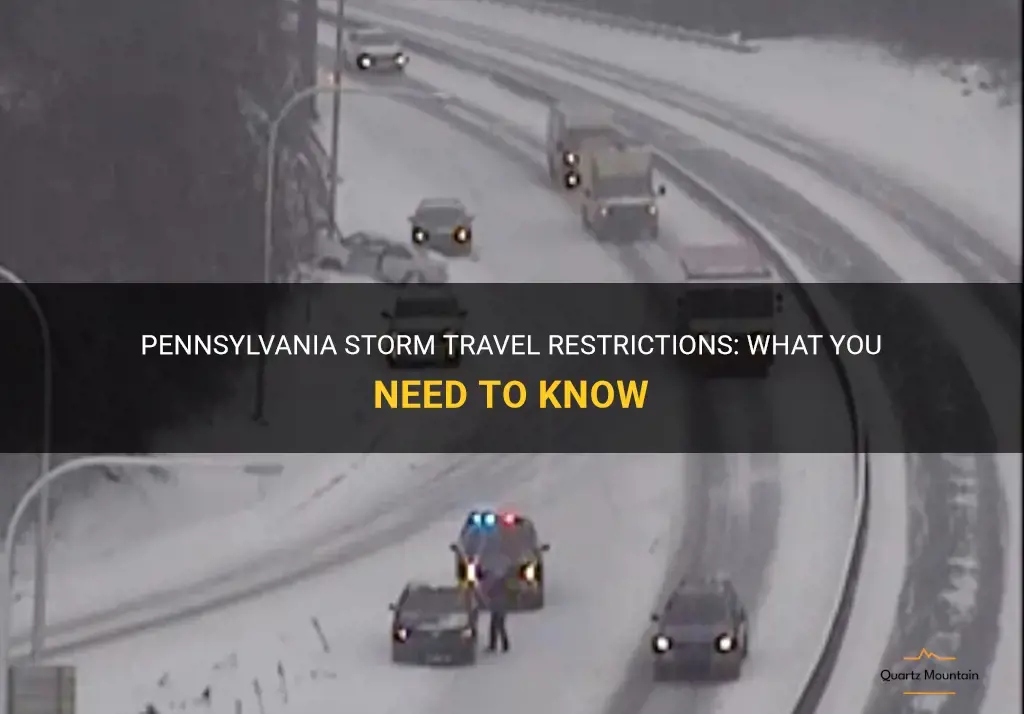 pa storm travel restrictions