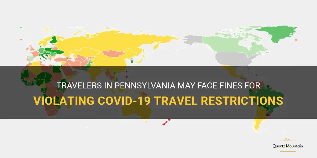 pa travel restrictions fines