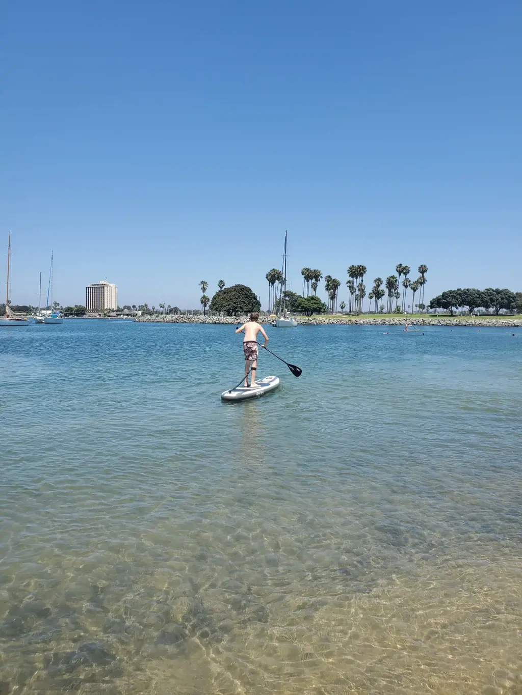 Paddle-boarding