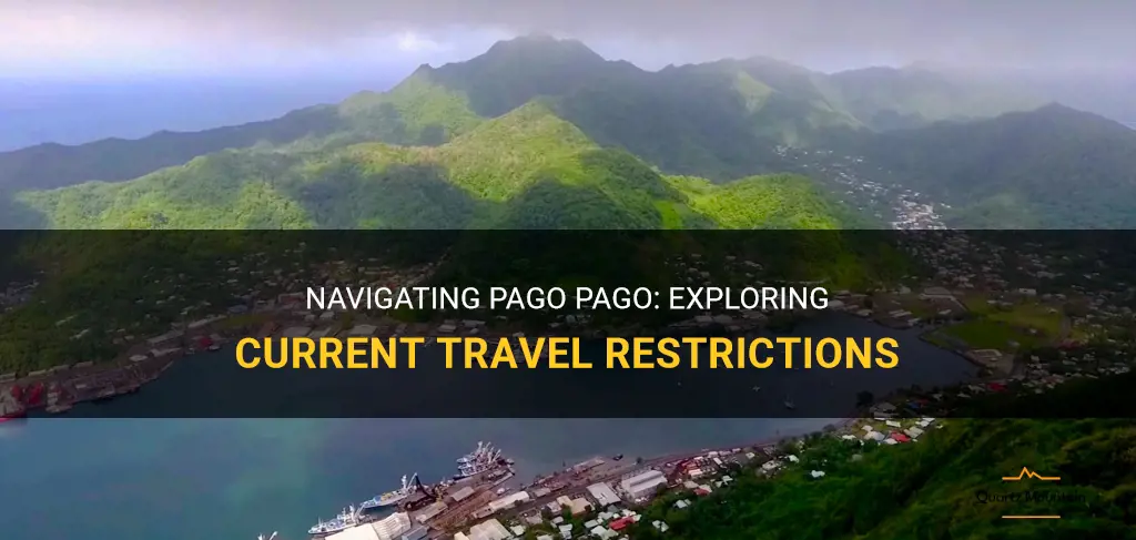 pago pago travel restrictions