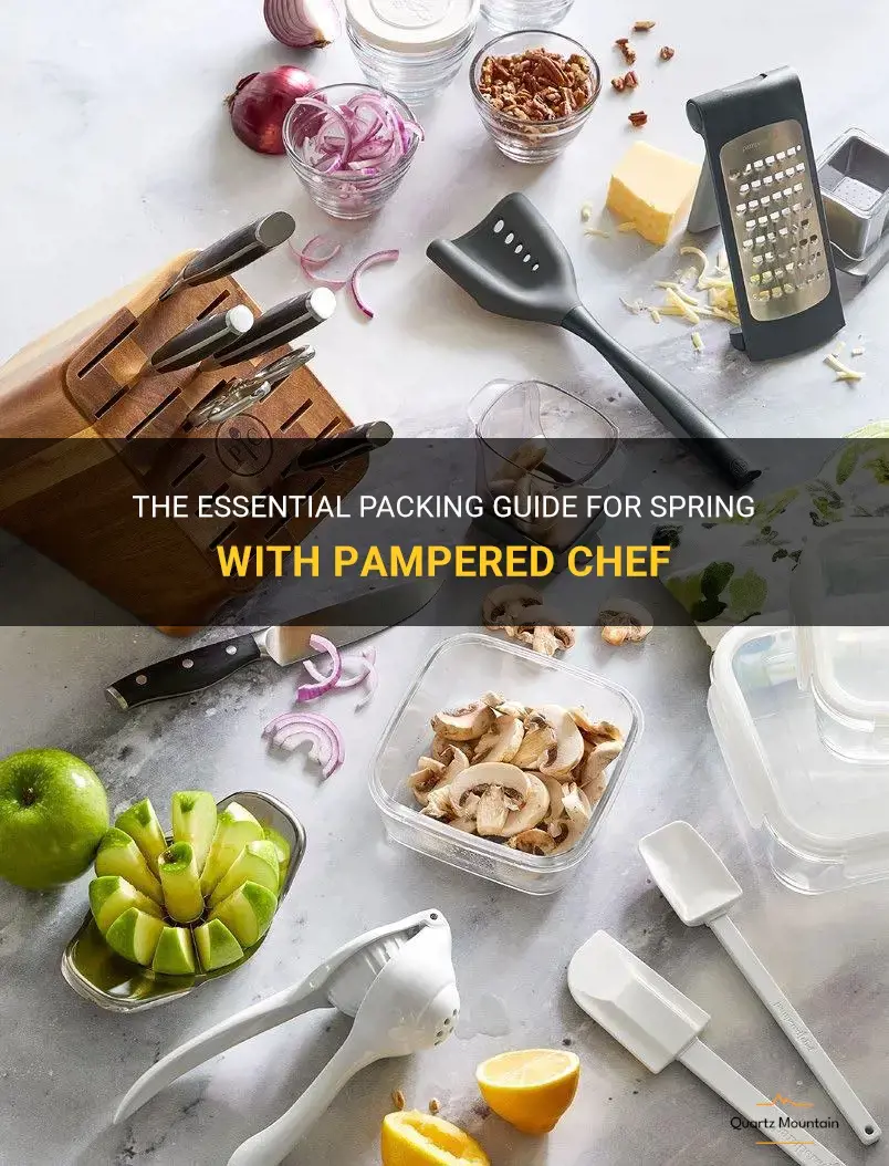 pampered chef what to pack for spring