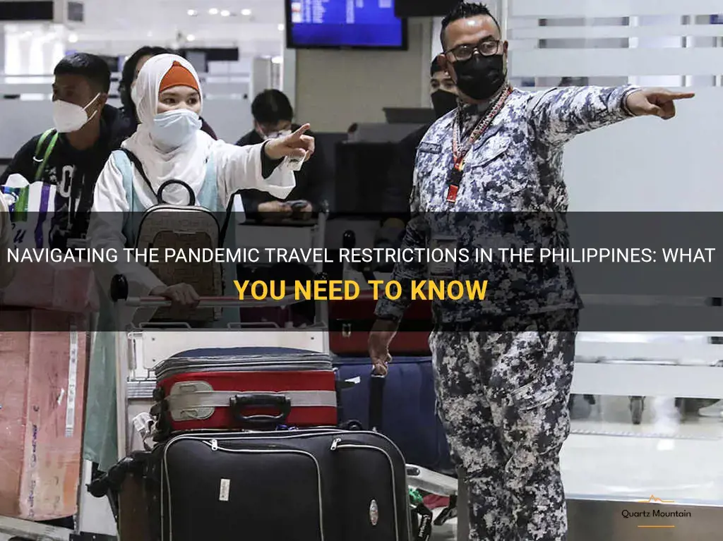 pandemic travel restrictions philippines