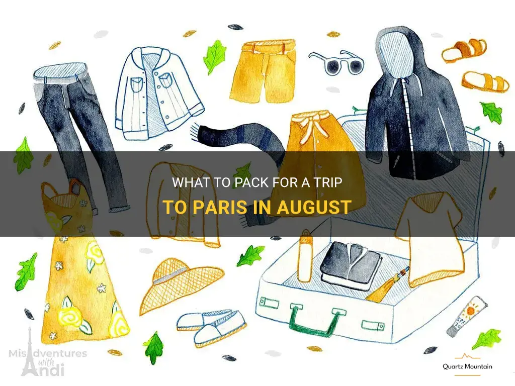 paris in august what to pack