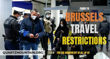 Latest Travel Restrictions for Travelers from Paris to Brussels