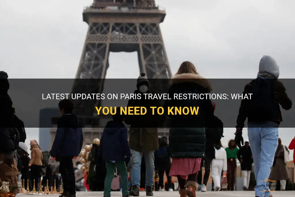paris travel restrictions