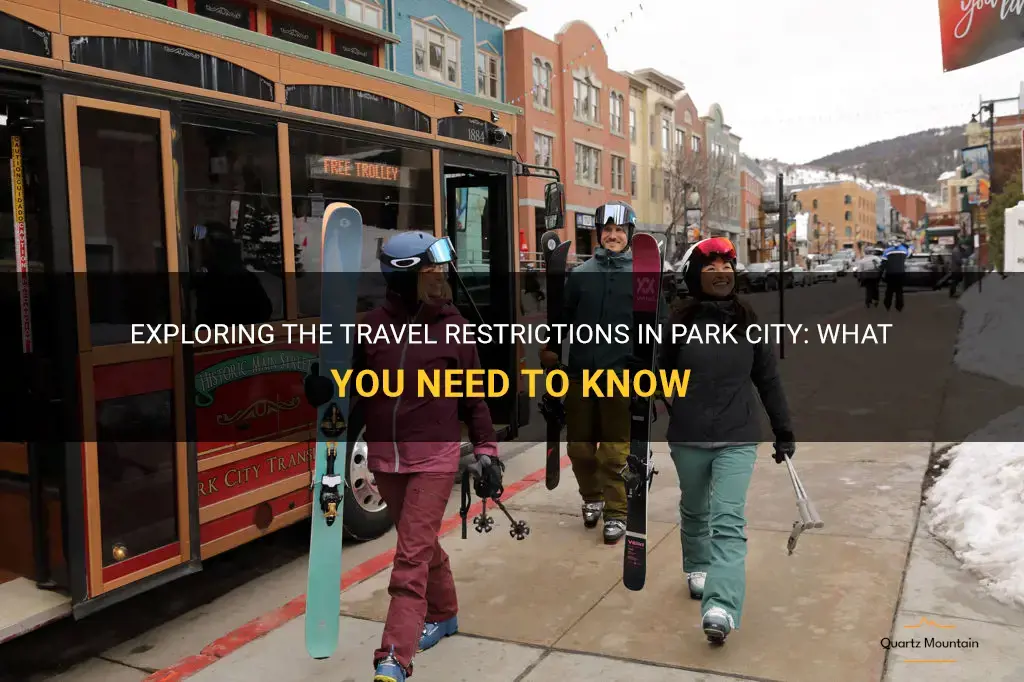 park city travel restrictions