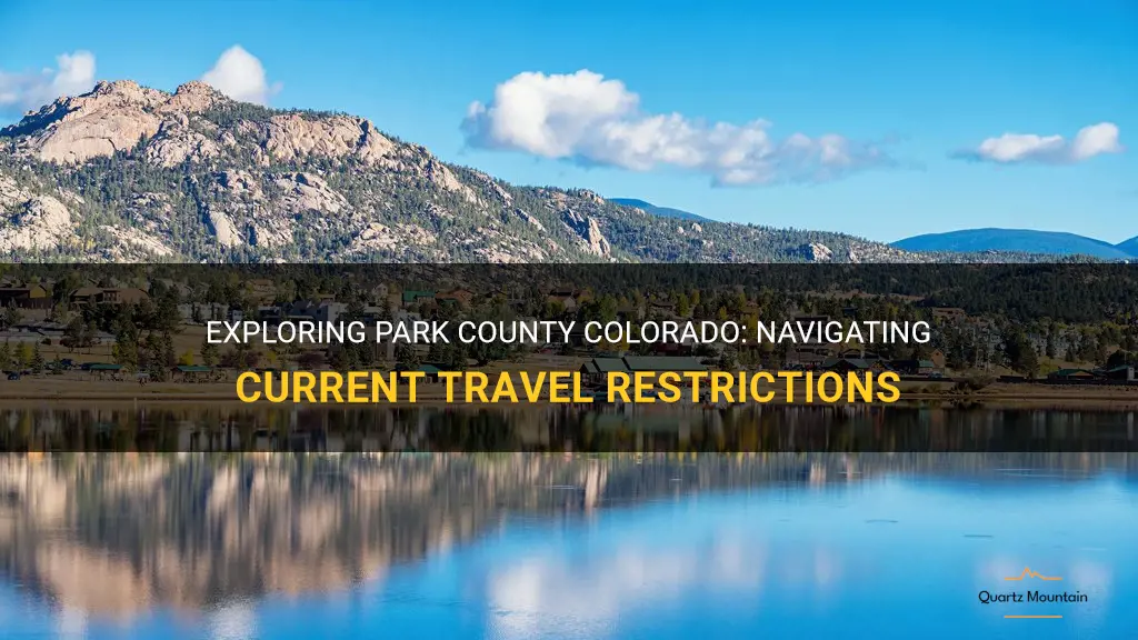 park county colorado travel restrictions
