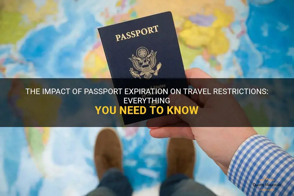 passport expiring travel restrictions