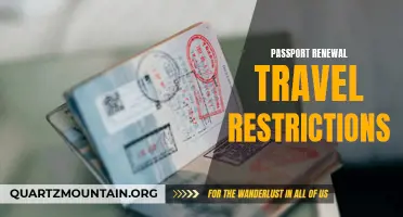 Navigating Passport Renewal Travel Restrictions: A Comprehensive Guide