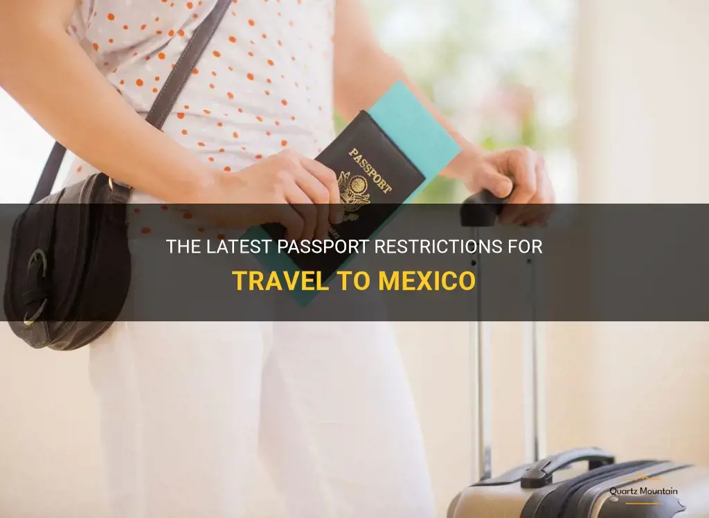 passport restrictions travel to mexico