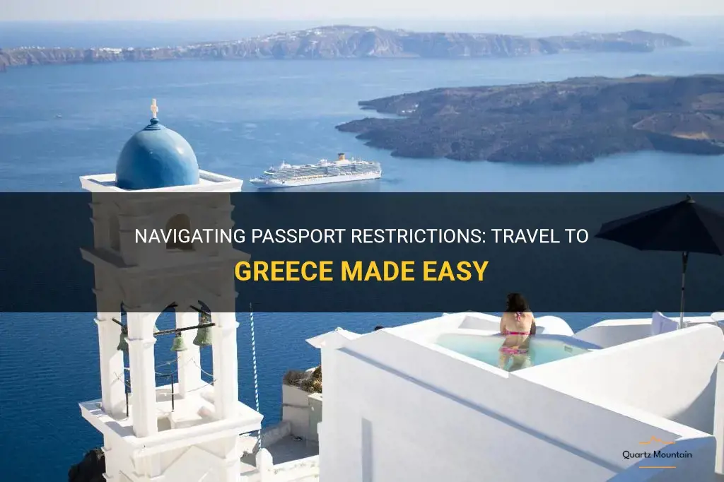 passport restrictions with travel to greece