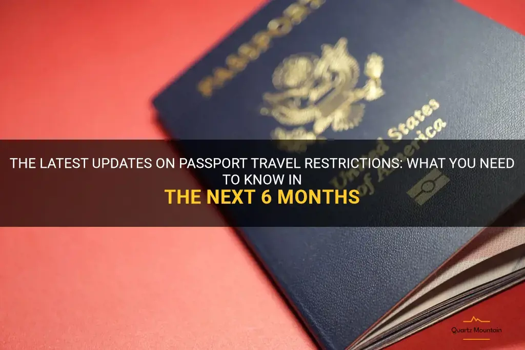 travel to us passport 6 months
