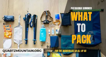 Essential Items to Pack for a Patagonia Summer Adventure
