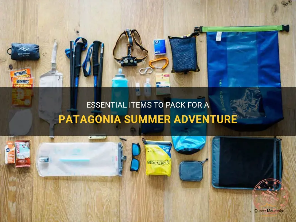 patagonia summer what to pack