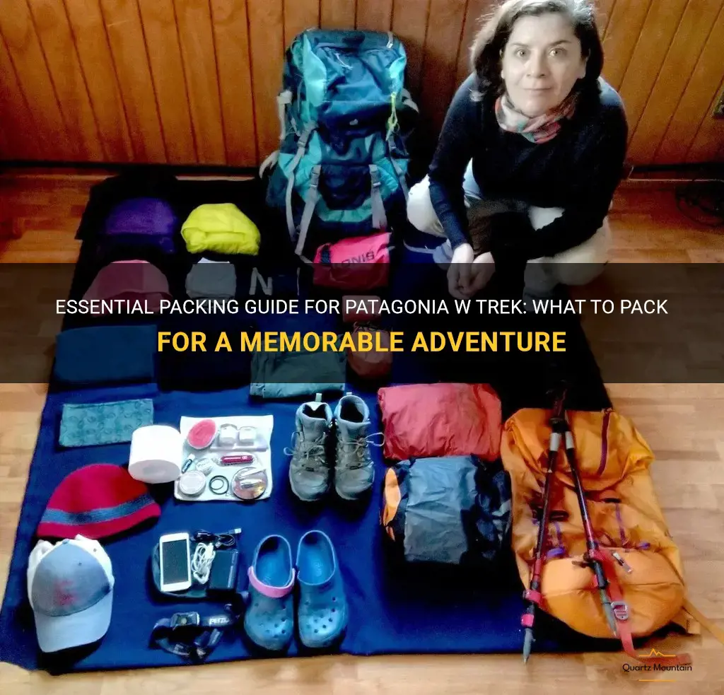 w trek what to pack