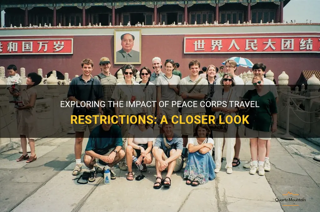 peace corps travel restrictions
