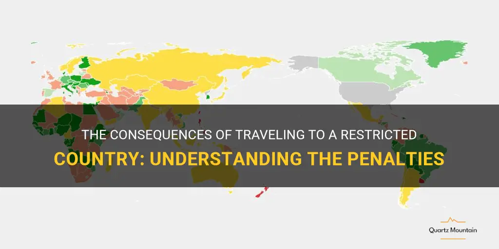 penalties for traveling to restricted country