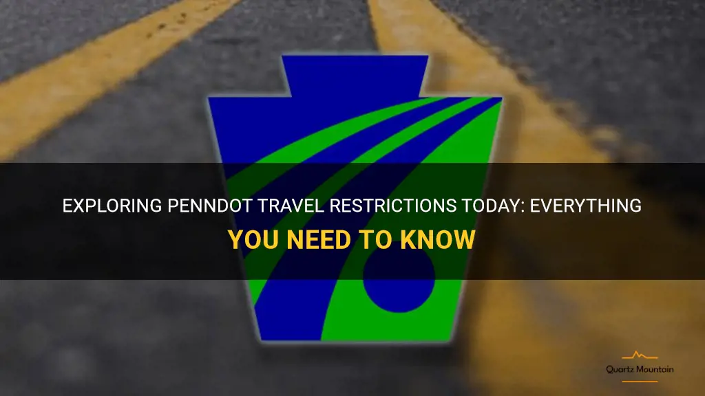 penndot travel restrictions today