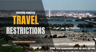 Pentagon Implements Domestic Travel Restrictions to Ensure National Security
