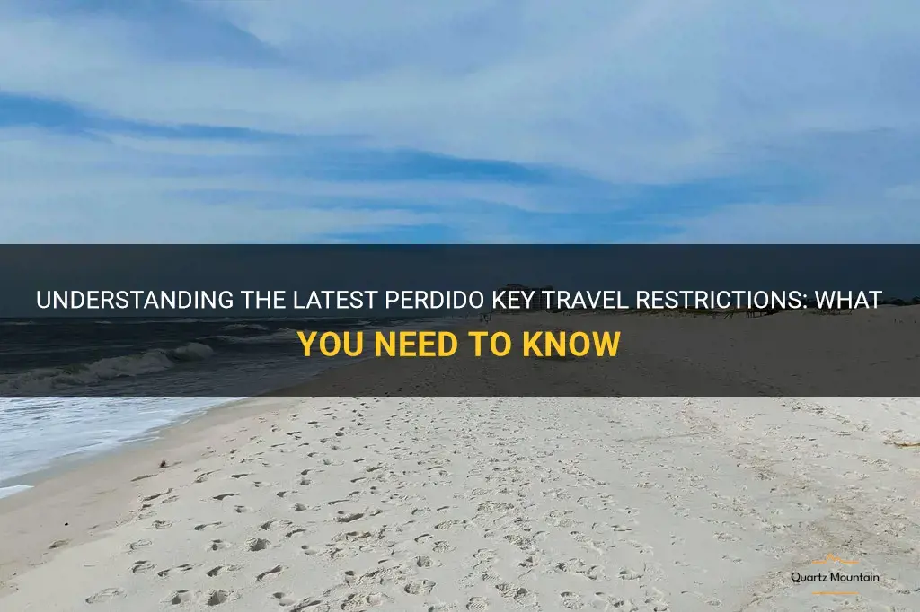 perdido key travel restrictions