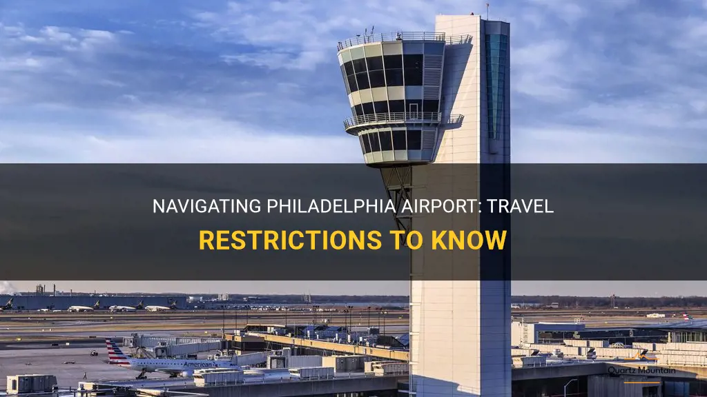 philadelphia airport travel restrictions