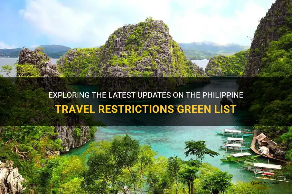 philippine travel restrictions green list