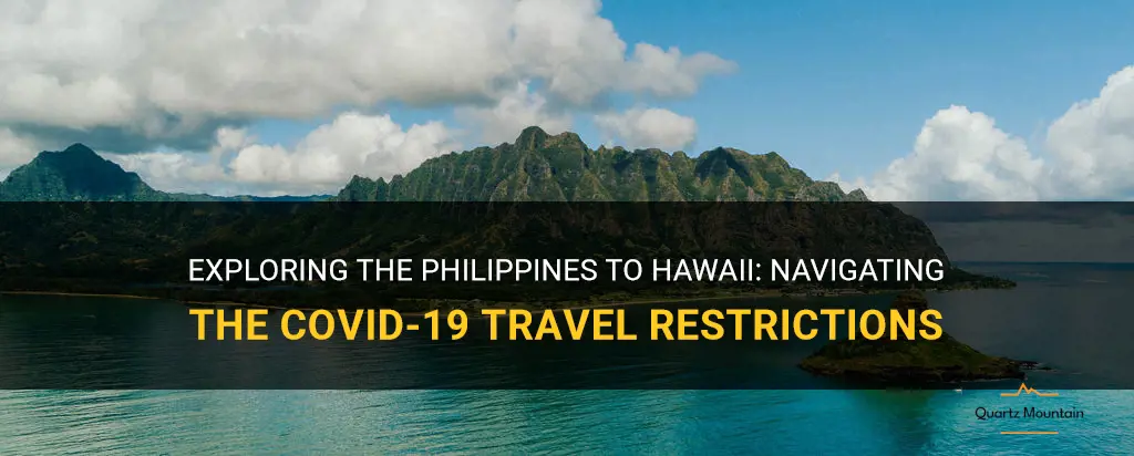 philippines to hawaii travel restrictions