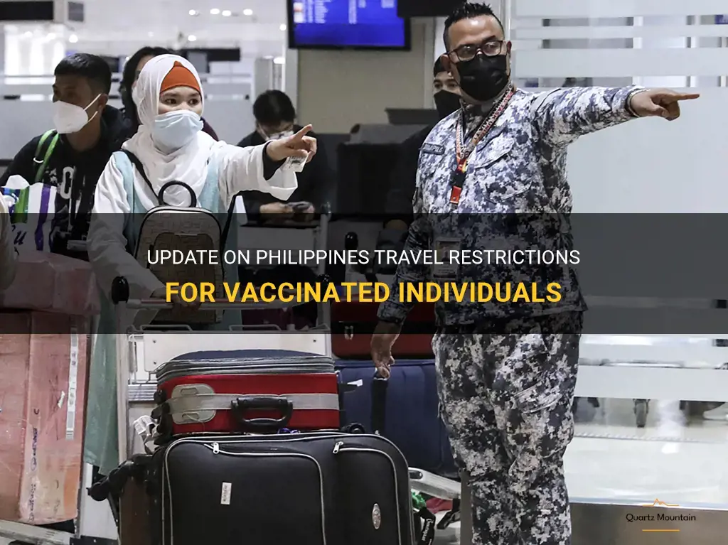 philippines travel restrictions for vaccinated individuals