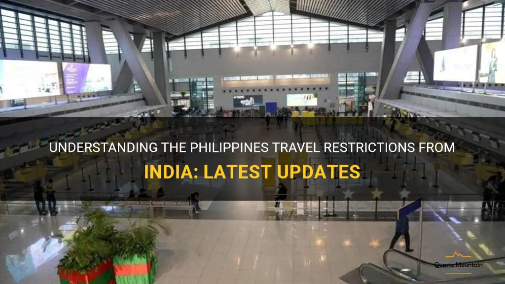 philippines travel restrictions from india