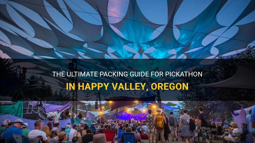 pickathon happy valley oregon what to pack