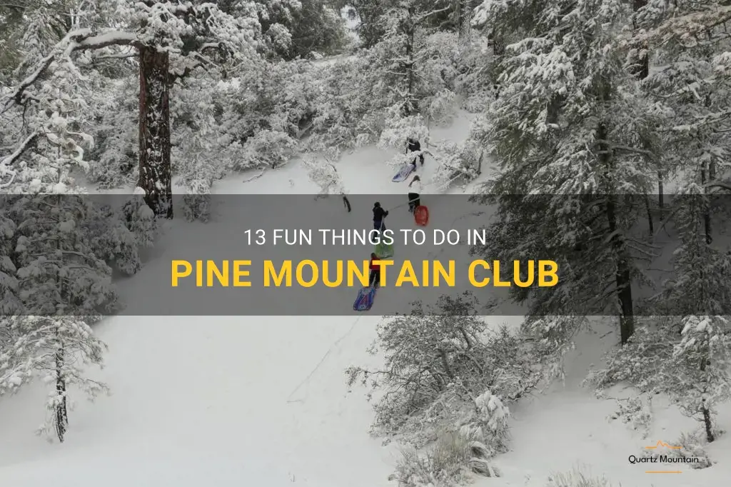 pine mountain club things to do