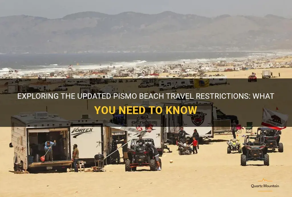 pismo beach travel restrictions