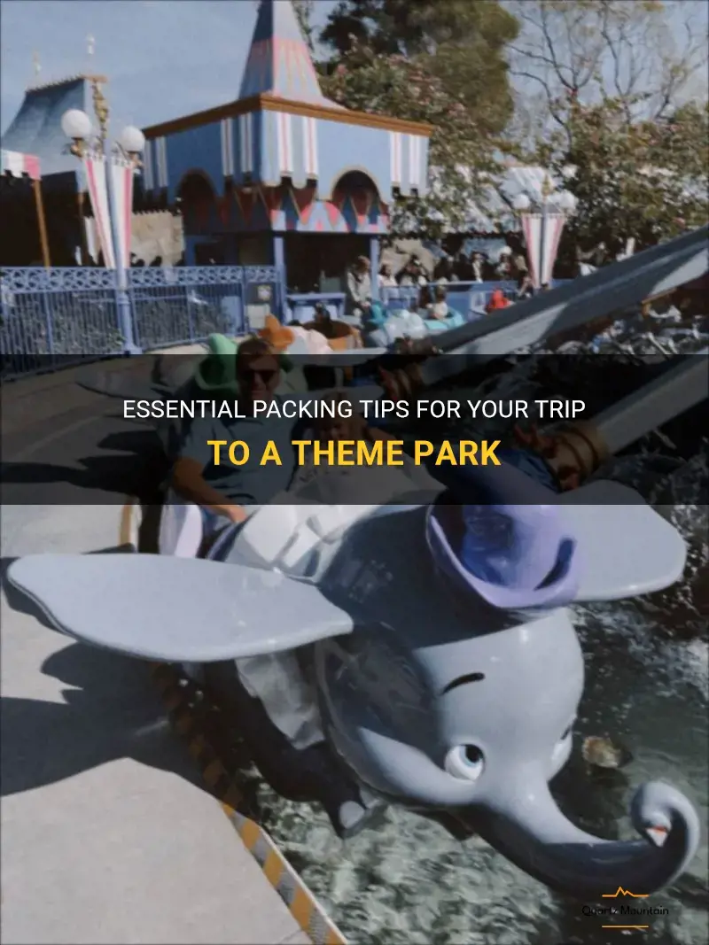 planning trip to theme park what to pack