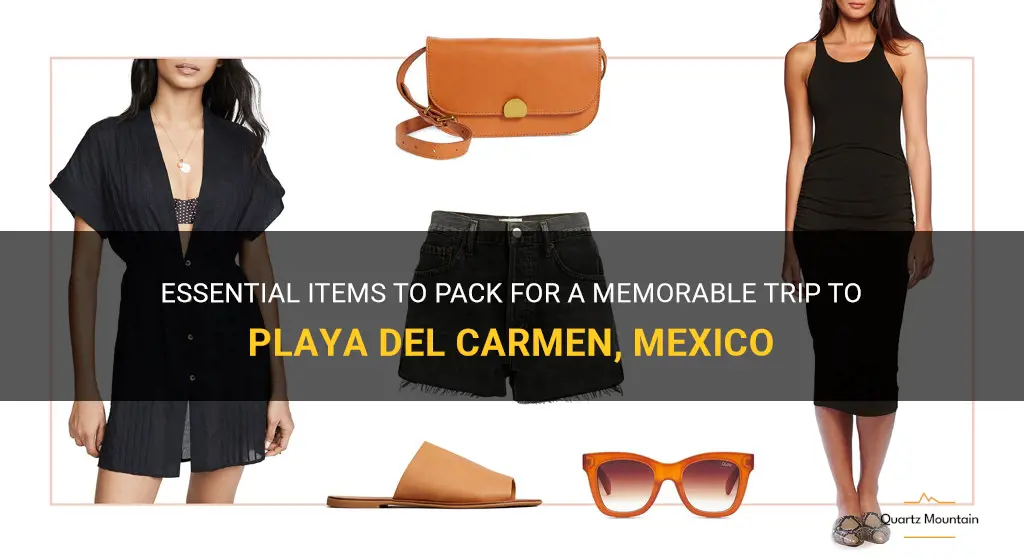 playa del carmen mexico what to pack