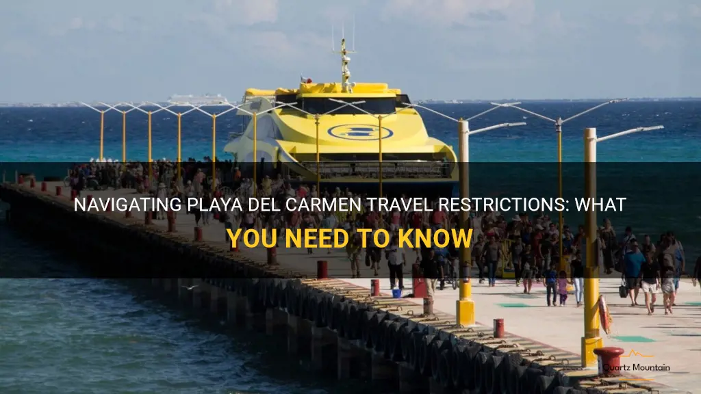 playa del carmen travel restrictions