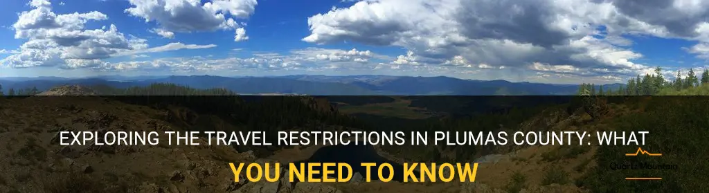 plumas county travel restrictions