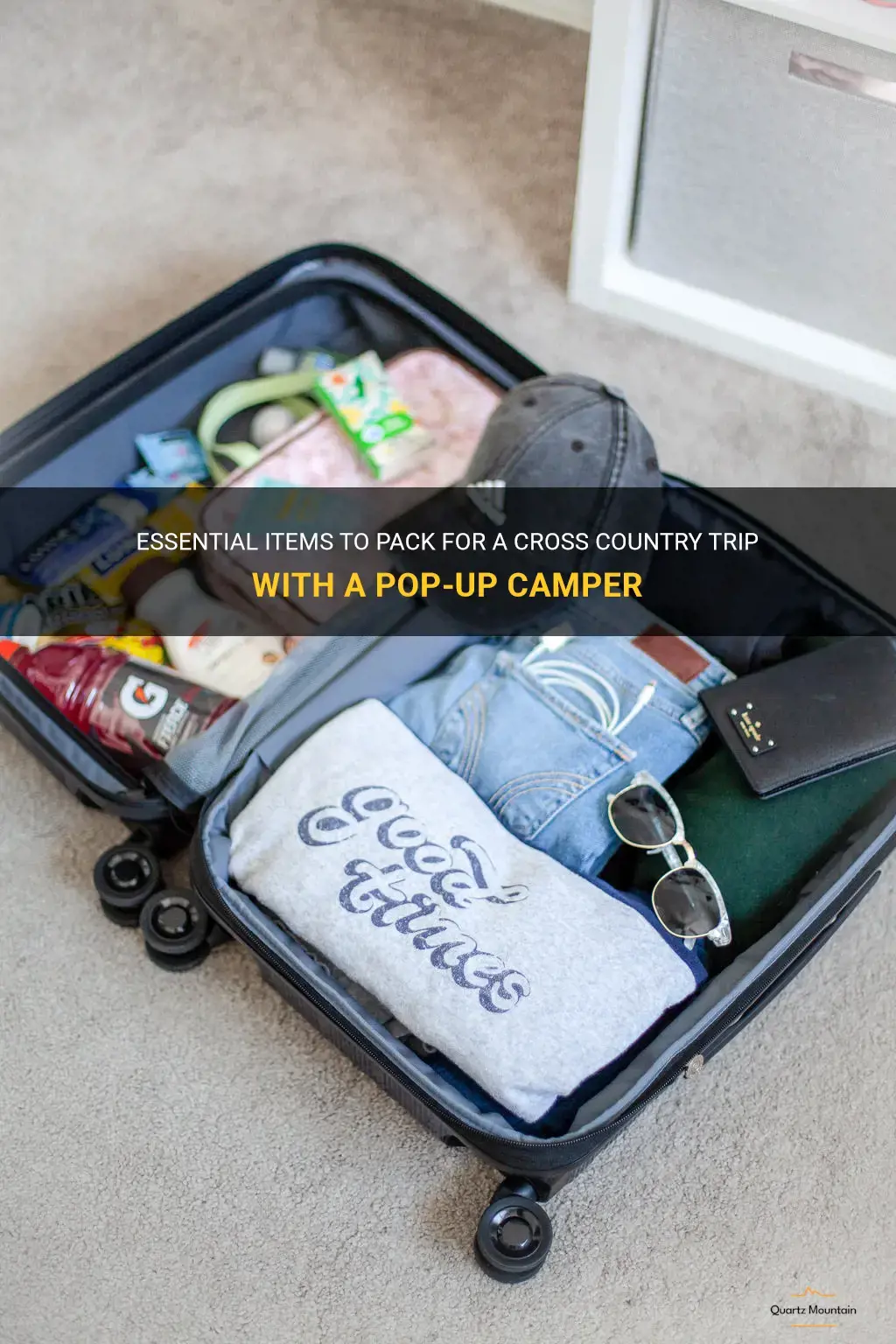 popup camper what to pack for a cross country trip