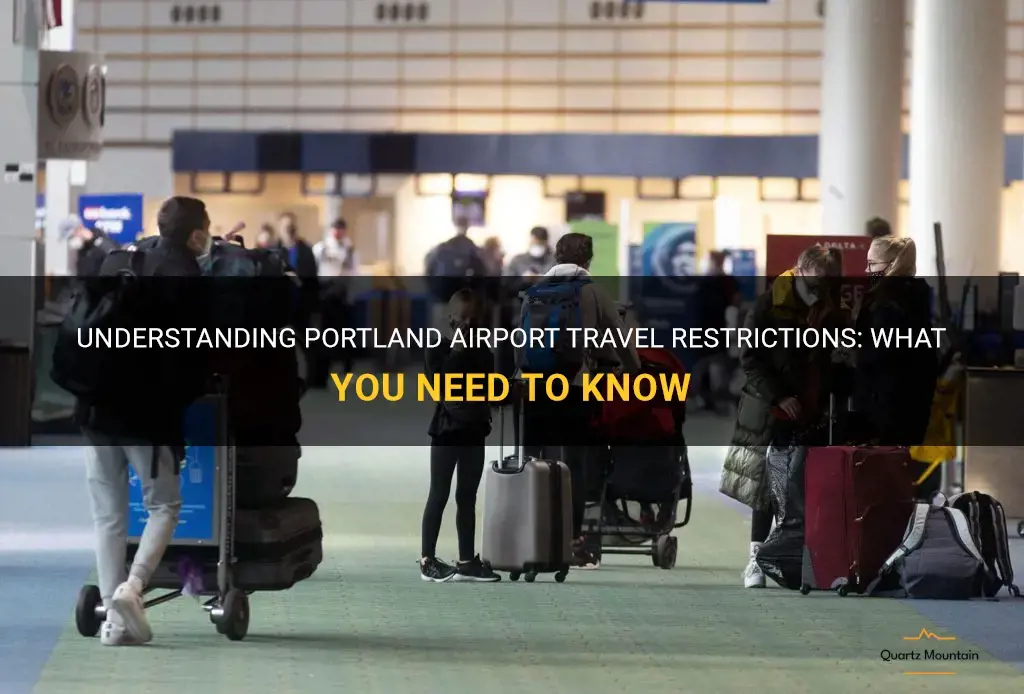 portland airport travel restrictions