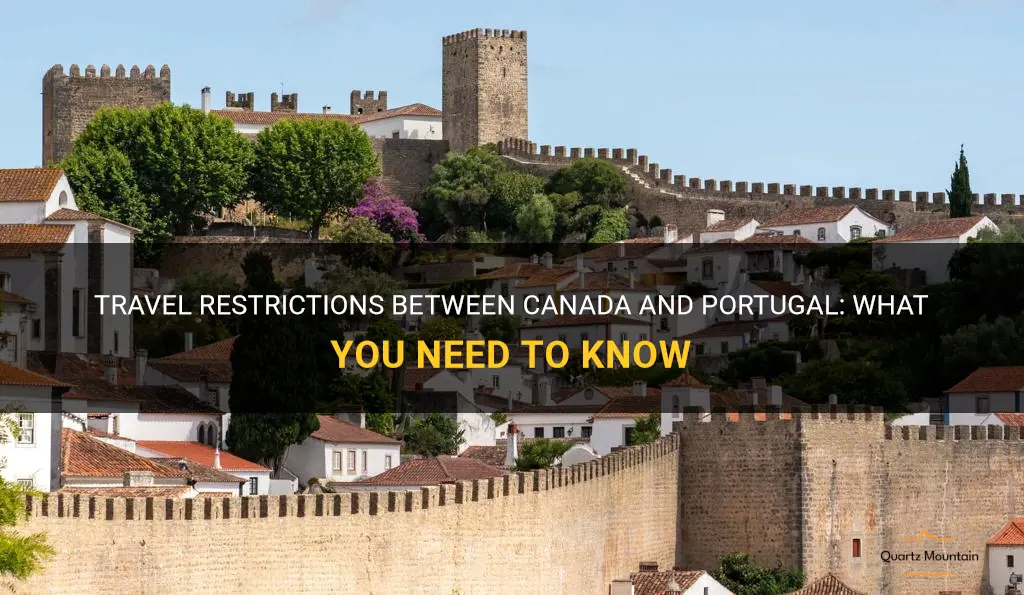 portugal travel restrictions canada