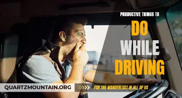 10 Productive Things to Do While Driving