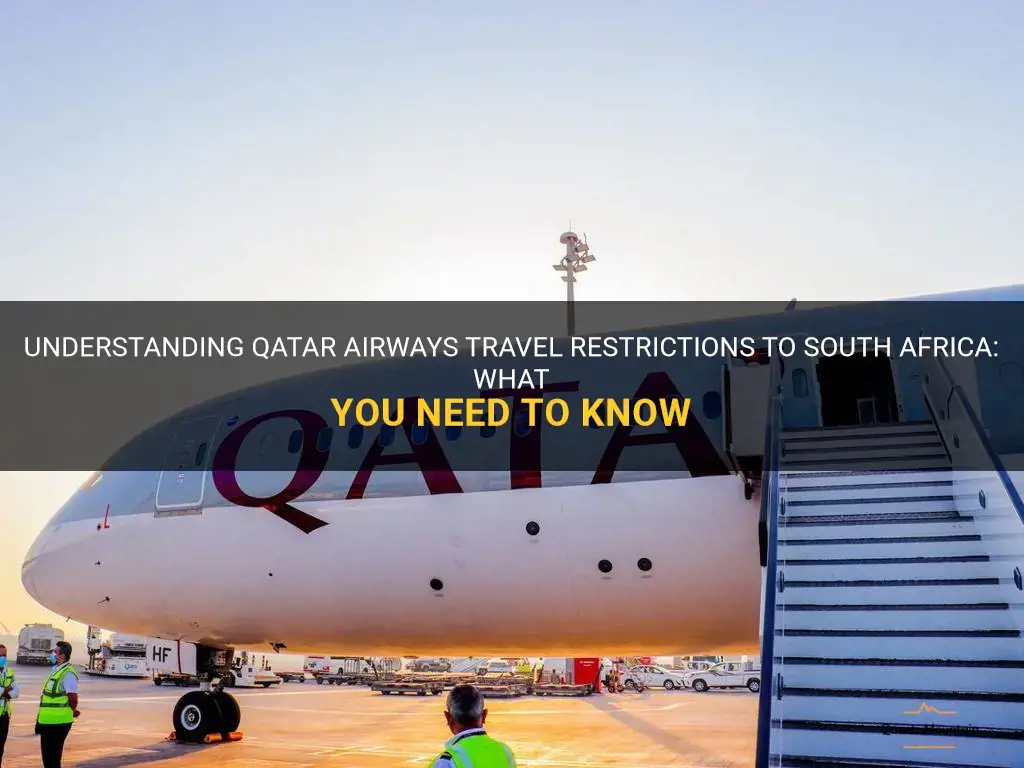qatar airways travel restrictions to south africa