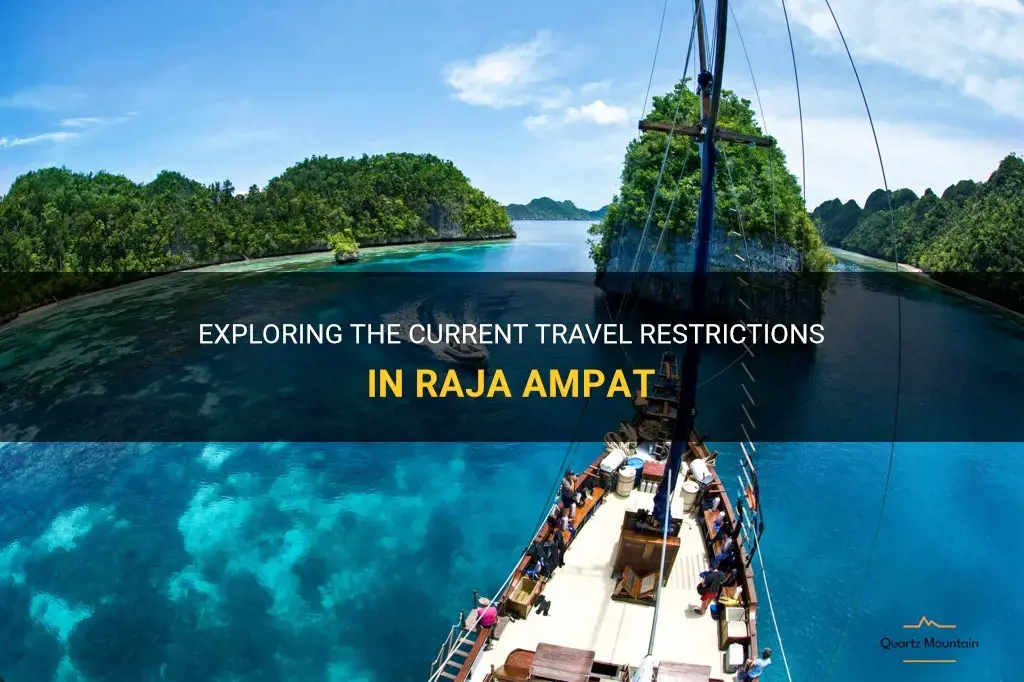 raja ampat travel restrictions