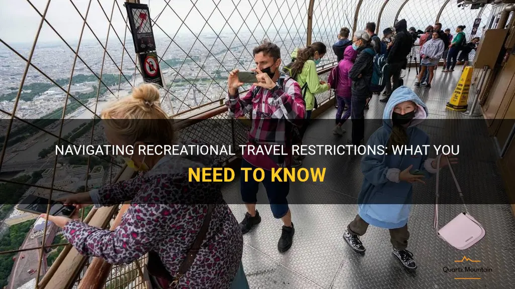 recreational travel restrictions