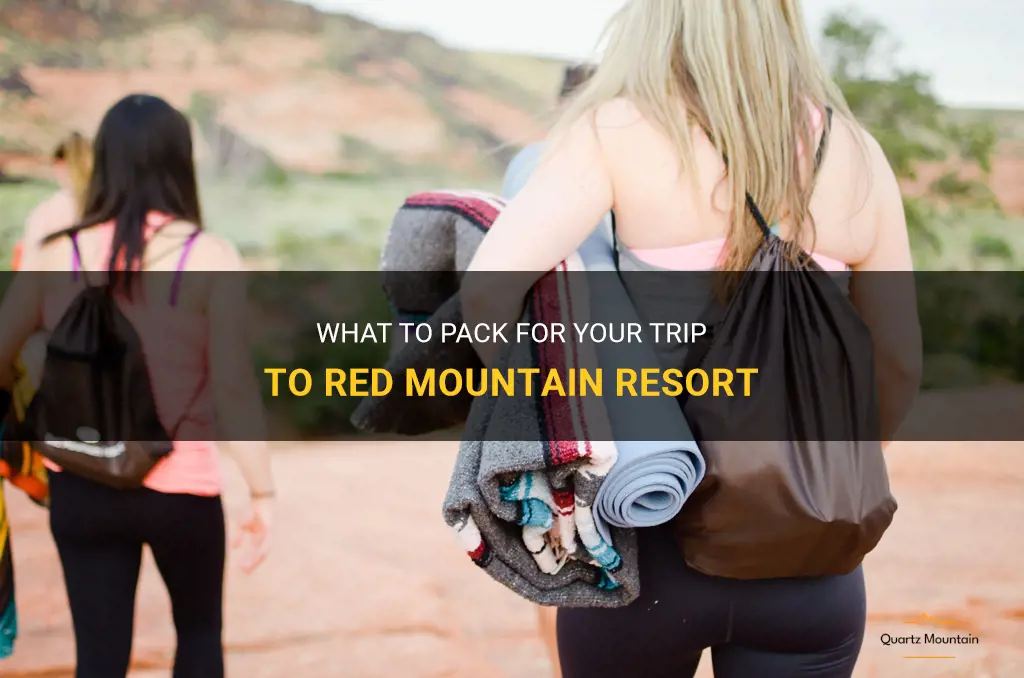 red mountain resort what to pack