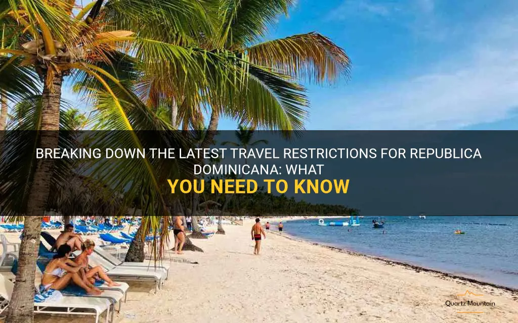 republica dominicana travel restrictions